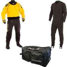 Muta Stagna Typhoon Multisport Hinge 5 Con Sottomuta - Gialla Muta Stagna Typhoon Multisport Hinge 5 Con Sottomuta - Gialla