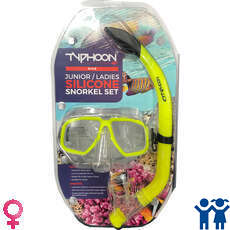 Typhoon Pro Maschera E Snorkel Set - Teenager / Donna - Giallo
