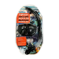 Set Maschera E Boccaglio Typhoon Pro - Adulto - Nero Set Maschera E Boccaglio Typhoon Pro - Adulto - Nero