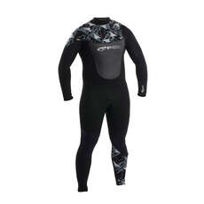 Muta Typhoon Vortex Gbs 5/4 / 3Mm Con Zip Frontale - Nero / Argento - 250643 Muta Typhoon Vortex Gbs 5/4 / 3Mm Con Zip Frontale - Nero / Argento - 250643