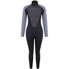Typhoon Womens Swarm3 3 / 2Mm Backzip Muta - Nero / Grafite 250984
