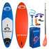 Pacchetto Paddleboard Sup Gonfiabile Typhoon - 10'2 X 6 "- Blu