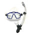 Typhoon Tm1 Silicon Scuba Dive / Snorkeling Mask & Snorkel Set - Blu