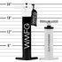 Pompa Di Kiteboard Wmfg Tall - Nero