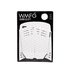 Wmfg Kiteboard Traction Pad - Stubby Six Pack Confezione Completa - Bianco / Nero