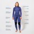 Muta Gul Echo Natur 3/2Mm Chestzip Flatlock Da Donna 2026 - Blu/Cravatta Re1328