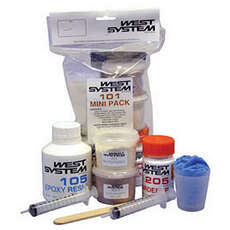 Sistemi Ovest 101 Mini Pacchetto Di Resina Epossidica E Indurente Kit [105/205]