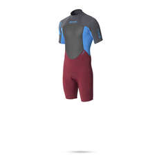 Mystic Star 3/2 Flatlock Shorty Neoprene - Bordeaux Mystic Star 3/2 Flatlock Shorty Neoprene - Bordeaux