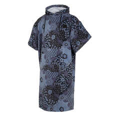 Poncho Mystic Velours Aop - Blu/nero 220274
