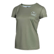 Mystic Womens Ignite Rashvest A Manica Corta - Verde Oliva 220288