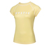 Mystic Womens Star Rashvest À Manches Courtes - Jaune Pastel 220296