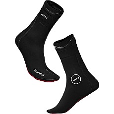 Calze Da Bagno In Neoprene Zone3 Heat Tech - Nero/rosso Calze Da Bagno In Neoprene Zone3 Heat Tech - Nero/rosso