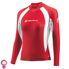 Neil Pryde Elite Rashguard Donna - Rosso / Bianco Neil Pryde Elite Rashguard Donna - Rosso / Bianco