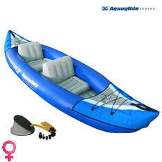 Aquaglide Yakima 2 Persona Gonfiabile Kayak & Pump Set Aquaglide Yakima 2 Persona Gonfiabile Kayak & Pump Set