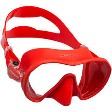 Maschera Per Immersione / Snorkeling Cressi Z1 Senza Telaio - Rossa