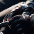 Gill Campionato Breve Finger Gloves Vela - Nero / Grigio