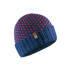 Gill Jaquard Knit Beanie - Blu