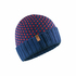 Gill Jaquard Knit Beanie - Blu