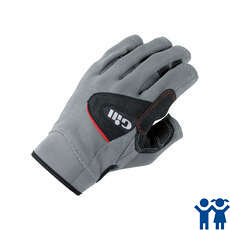 Gill Junior Marinaio Corto Finger Gloves - Nero / Grigio Gill Junior Marinaio Corto Finger Gloves - Nero / Grigio