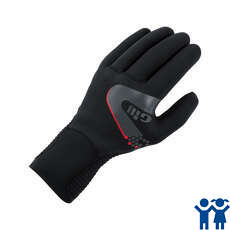 Gill Junior Neoprene Guanti Invernali - Nero / Grigio Gill Junior Neoprene Guanti Invernali - Nero / Grigio