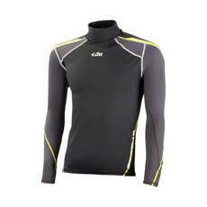 Manica Lunga Gill Sport Del Mens Uv Rash Vest - Nero / Grafite Manica Lunga Gill Sport Del Mens Uv Rash Vest - Nero / Grafite