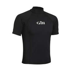 Gill Uv Maniche Corte Rash Vest - Nero Gill Uv Maniche Corte Rash Vest - Nero