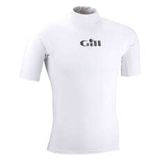 Gill Uv Maniche Corte Rash Vest - Bianco Gill Uv Maniche Corte Rash Vest - Bianco