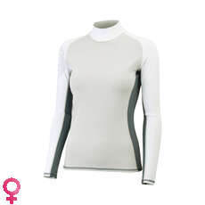 Gill Donna Manica Lunga Pro Rash Vest - Argento Gill Donna Manica Lunga Pro Rash Vest - Argento