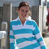 Gill Donna Maglia Da Rugby - Bianco / New Blue