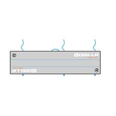 Gorilla Sailing Ilca Laser & Rs Feva Imbottito Mast Bag - Grigio