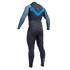 Muta Gul Flexor 3 / 2Mm Chestzip B / S - Jet / Pewter