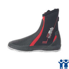 Gul Junior Tutti Gli Stivali Purpose 5Mm Muta Stivali - Nero / Rosso
