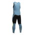 Gul Code Zero 1Mm Flatlock Long John Muta - Peltro / Blu