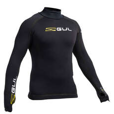 Gul Evotherm Flatlock Manicotto Lungo Termico Rashguard - Nero / Nero Gul Evotherm Flatlock Manicotto Lungo Termico Rashguard - Nero / Nero