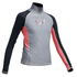 Gul Junior Flatlock Maniche Lunghe Rashguard - Marl / Nero