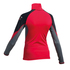 Gul Junior Flatlock Maniche Lunghe Rashguard - Rosso / Nero