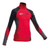 Gul Junior Flatlock Maniche Lunghe Rashguard - Rosso / Nero