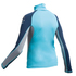 Gul Junior Flatlock Maniche Lunghe Rashguard - Turchese / Navy