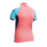 Gul Junior Flatlock Manica Corta Rashguard - Coral / Turchese