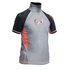 Gul Junior Flatlock Manica Corta Rashguard - Marl / Nero