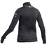 Gul Junior Flatlock Manicotto Lungo Termico Rashguard - Nero / Nero