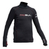 Gul Junior Flatlock Manicotto Lungo Termico Rashguard - Nero / Nero