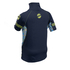 Gul Junior Girls Manica Corta Rashvest - Navy / Lines