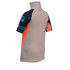 Gul Junior Girls Manica Corta Rashvest - Argento / Corallo