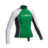 Gul Junior Long Sleeve Rashguard - Verde / Gunmetal