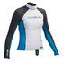 Gul Junior Long Sleeve Rashguard - Bianco / Crip