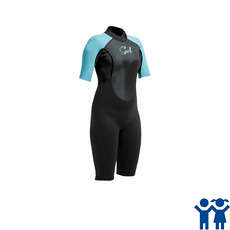Gul Junior Risposta 3/2 Millimetri T2 Shorty Neoprene - Nero / Turchese