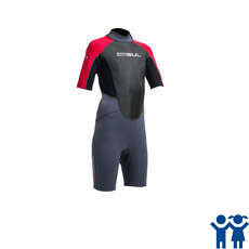 Gul Junior Risposta 3/2 Millimetri Piatte T2 Shorty Neoprene - Grafico / Red Gul Junior Risposta 3/2 Millimetri Piatte T2 Shorty Neoprene - Grafico / Red