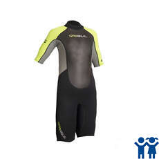 Gul Junior Response 3 / 2Mm Shorty Wetsuit - Nero / Lime Gul Junior Response 3 / 2Mm Shorty Wetsuit - Nero / Lime