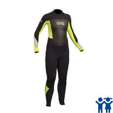 Gul Junior Response 4 / 3Mm Bs Wetsuit - Nero / Lime Gul Junior Response 4 / 3Mm Bs Wetsuit - Nero / Lime